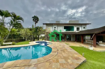 Casa à venda no costão do pernambuco, 5 suítes, 4 vagas, guarujá sp