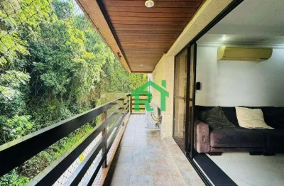 Apartamento com 4 dormitórios à venda, 120 m² por r$ 700.000,00 - pitangueiras - guarujá/sp