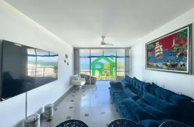 Apartamento à venda na praia das astúrias, 4 quartos, 1 vaga, vista para o mar, guarujá sp