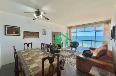 Apartamento à venda na praia das pitangueiras, 3 quartos, vista para o mar, 1 vaga, guarujá sp