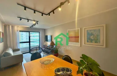 Apartamento à venda na praia das pitangueiras, 2 quartos, 1 vaga, vista mar, guarujá sp
