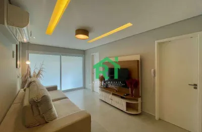 Apartamento à beira mar com 2 quartos (2 suítes), 1 vaga à venda em pitangueiras, guarujá