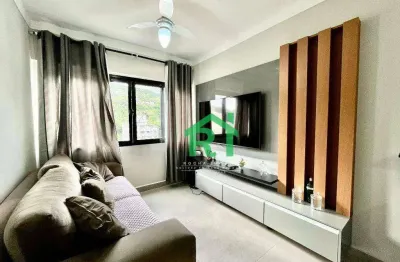 Apartamento com 2 dormitórios à venda, 75 m² por r$ 380.000 - enseada - guarujá/sp