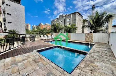 Apartamento com 2 dormitórios à venda, 75 m² por r$ 340.000 - enseada - guarujá/sp