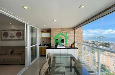 Apartamento à beira mar com 3 quartos (1 suíte), 2 vagas e lazer à venda em Enseada, Guarujá