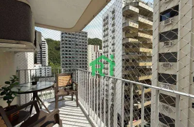 Apartamento com 2 dormitórios à venda, 90 m² por r$ 530.000,00 - pitangueiras - guarujá/sp