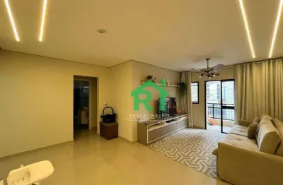Apartamento com 2 quartos (1 suíte), 1 vaga e lazer à venda no tombo, guarujá