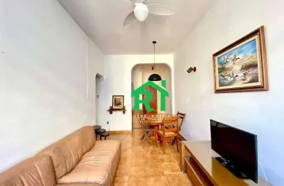 Apartamento beira mar, 2 dormitórios à venda, 60 m² por r$ 310.000 - pitangueiras - guarujá/sp