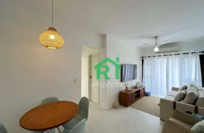Apartamento com 2 quartos (1 suíte), 1 vaga à venda em jardim astúrias, guarujá/sp