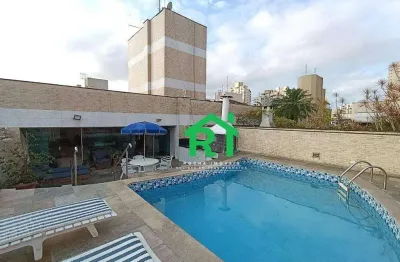 Cobertura com 4 dormitórios  à venda, 240 m² por r$ 1.200.000 - enseada - guarujá/sp