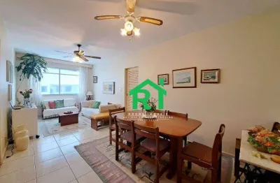 Apartamento beira mar, 2 dormitórios (1 suíte), 1 vaga, pitangueiras, guarujá/sp.