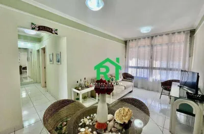 Apartamento com 2 dormitórios à venda, 75 m² por r$ 450.000,00 - pitangueiras - guarujá/sp