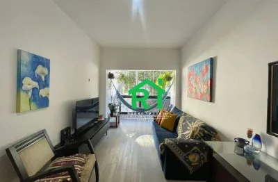 Apartamento com 2 quartos (1 suíte), 1 vaga à venda no tombo, guarujá