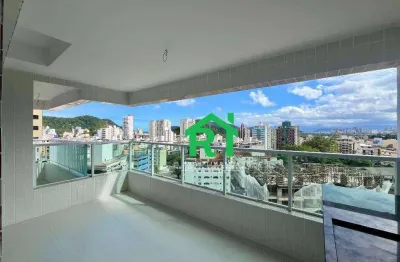 Apartamento à venda na praia das astúrias, 2 quartos (1 suíte), 2 vagas, lazer, guarujá.