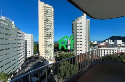 Apartamento com vista para o mar com 2 quartos (1 suíte), 1 vaga à venda no tombo, guarujá