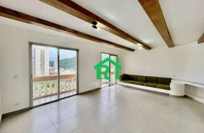Apartamento com 3 dormitórios à venda, 146 m² por r$ 570.000,00 - pitangueiras - guarujá/sp