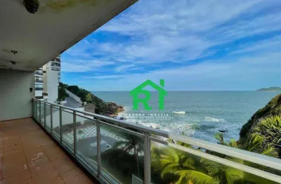Apartamento frente mar, 3 quartos (2 suítes), 2 vagas, lazer i praia das astúrias, guarujá/sp