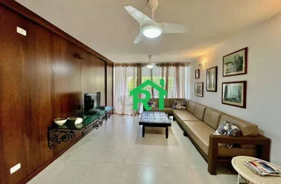 Apartamento com 3 dormitórios à venda, 130 m² por r$ 650.000 - enseada - guarujá/sp