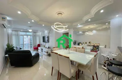Apartamento beira mar, 3 quartos (1 suíte), 1 vaga, pitangueiras, guarujá/sp