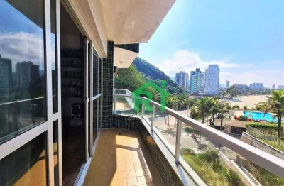 Apartamento com 3 dormitórios para alugar, 135 m² por r$ 4.000,00/mês - pitangueiras - guarujá/sp