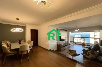 Apartamento à beira mar com 3 quartos (1 suíte), 2 vagas e lazer à venda em jardim astúrias, guarujá | rocha imóveis guarujá
