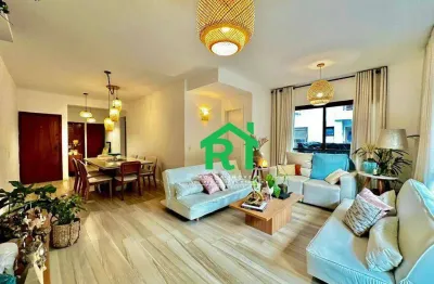 Apartamento reformado, 3 dormitórios (1 suíte), 2 vagas, pitangueiras, guarujá/sp.