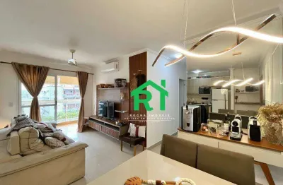 Apartamento com 2 quartos (1 suíte), 2 vagas à venda em jardim astúrias, guarujá