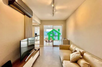 Apartamento com 2 dormitórios à venda, 90 m² por r$ 700.000 - enseada - guarujá/sp