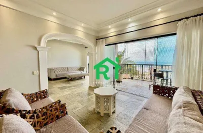 Apartamento com 4 dormitórios à venda, 210 m² por r$ 1.200.000 - pitangueiras - guarujá/sp