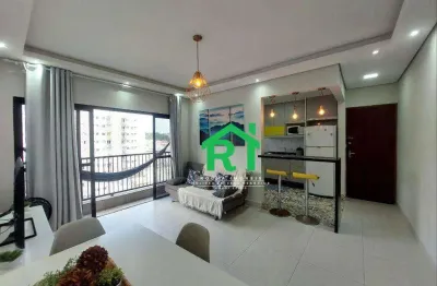 Apartamento com 2 dormitórios, 1 vagas, lazer, enseada, guarujá/sp