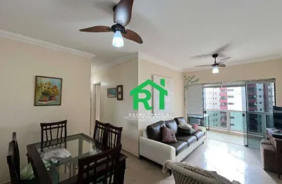 Apartamento com 3 quartos, 1 vaga, jardim astúrias, guarujá/sp