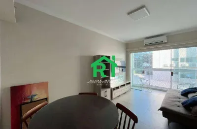 Apartamento à beira mar com 1 dormitório, enseada, guarujá/sp