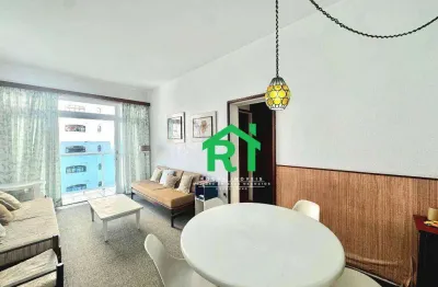 Apartamento com 2 dormitórios à venda, 70 m² por r$ 450.000 - pitangueiras - guarujá/sp