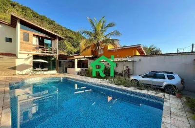 Casa com 3 quartos (3 suítes), 3 vagas, lazer, jardim guaiuba, guarujá/sp