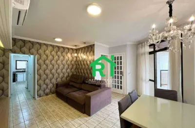 Apartamento com 3 quartos (1 suíte), 1 vaga, lazer, jardim astúrias, guarujá/sp