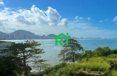 Apartamento à beira mar com 2 quartos (1 suíte), 1 vaga e lazer à venda em jardim astúrias, guarujá