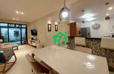 Apartamento com 3 dormitórios (1 suíte), 2 vagas, lazer, enseada, guarujá/sp