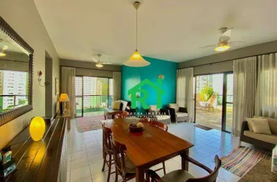 Cobertura penthouse  à venda, 140 m² por r$ 780.000 - jardim astúrias - guarujá/sp