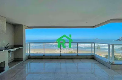 Apartamento frente mar, 3 quartos (3 suítes), lazer, 2 vagas, pitangueiras | rocha imóveis guarujá