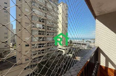 Apartamento com 2 dormitórios à venda, 75 m² por r$ 550.000,00 - pitangueiras - guarujá/sp