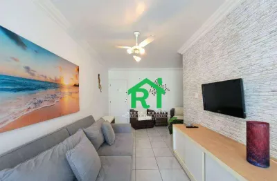 Apartamento com vista pro mar, 1 dormitório à venda, 58 m² por r$ 450.000 - pitangueiras - guarujá/sp