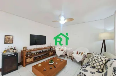 Apartamento com 3 dormitórios à venda, 135 m² por r$ 795.000,00 - pitangueiras - guarujá/sp