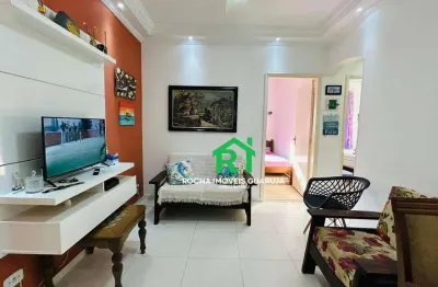 Apartamento para alugar em praia das pitangueiras, guarujá/sp, 2 dormitórios, beira mar | rocha imóveis