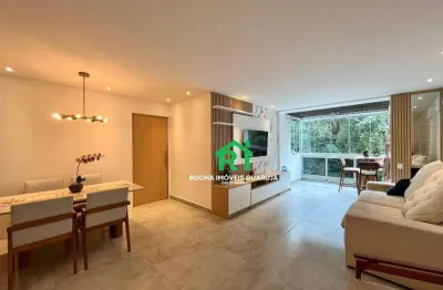 Apartamento com 3 quartos (2 suítes), 2 vagas e lazer à venda em pitangueiras, guarujá
