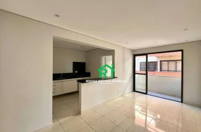 Apartamento à beira mar com 2 quartos, 1 vaga à venda no tombo, guarujá