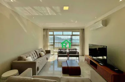Apartamento com 3 dormitórios à venda, 160 m² por r$ 1.250.000 - jardim astúrias - guarujá/sp