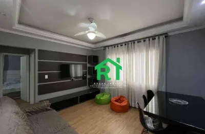 Apartamento com 2 quartos, 1 vaga à venda em jardim astúrias, guarujá/sp