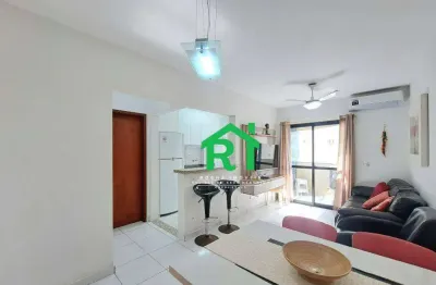 Apartamento com 2 dormitórios, 70 m² - venda por r$ 600.000,00 ou aluguel por r$ 4.200,00/mês - pitangueiras - guarujá/sp