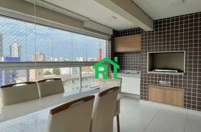 Apartamento com varanda gourmet quartos (1 suíte), 2 vagas, lazer, jardim astúrias, guarujá/sp