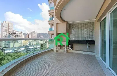 Apartamento com 3 dormitórios à venda, 210 m² por r$ 1.350.000,00 - enseada - guarujá/sp